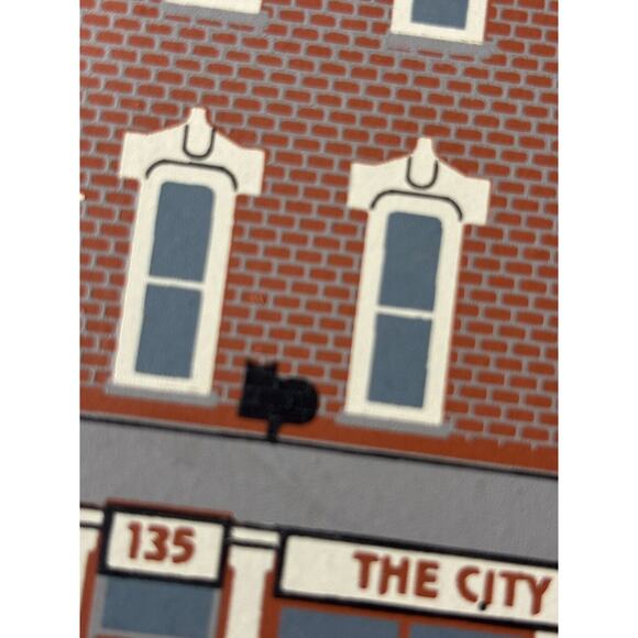 Cats Meow 80’s Painted Wood SHELF SITTERS Apothecary Bakery News Book Shop *7 Pc - Picture 7 of 11